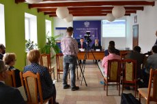 Konferencja prasowa w Ciechanowie 