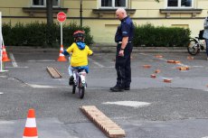 "Mali Bezpieczni" - piknik na dziedzińcu MUW 