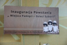Uroczystość inaugurująca projekt „Miejsca Pamięci – Dzieci Syberii”  
