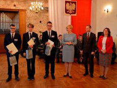 Uroczystość wręczenia dyplomów Prezesa Rady Ministrów stypendystom z okręgu płockiego  