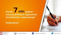 Rekordowe statystyki dotyczące materiałów do próbnych egzaminów