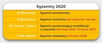 Harmonogram egzaminów ósmoklasisty, maturalnego i zawodowego