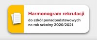 Harmonogram rekrutacji do szkół ponadpodstawowych na rok szkolny 2020/2021