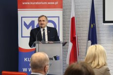 „Wychowanie do wartości – wsparcie rodziny i szkoły” – konferencja widownia, wystąpienie p. Macieja Kopcia – Podsekretarza Stanu w Ministerstwie Edukacji Narodowej 