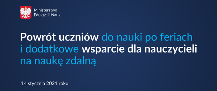 Organizacja nauki w szkołach i placówkach po feriach