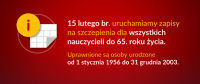 Od poniedziałku zapisy na szczepienia dla wszystkich nauczycieli do 65. roku życia