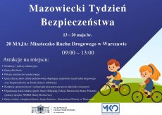 Mazowiecki Tydzień Bezpieczeństwa - 20 maja Warszawa Mazowiecki Tydzień Bezpieczeństwa - 20 maja Warszawa