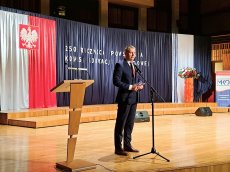 Dzień Edukacji Narodowej - Kuratorium Oświaty delegatura Radom Aula. Przemawia Artur Standowicz Wicewojewoda Mazowiecki. 