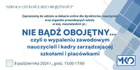 Debata online dla dyrektorów, nauczycieli oraz organów prowadzących szkoły w woj. mazowieckim