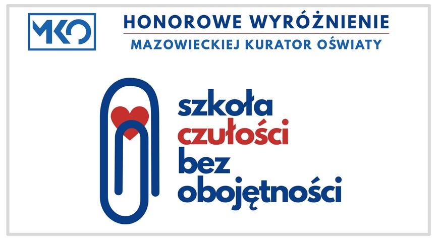 Honorowe wyróżnienie Mazowieckiej Kurator Oświaty