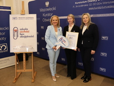 16.12.2025 Honorowe Wyróżnienie MKO "Szkoła czułości, bez obojętności"