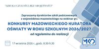 Zapraszamy na webinar dla dyrektorów szkół podstawowych