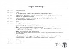 Program konferencji 
